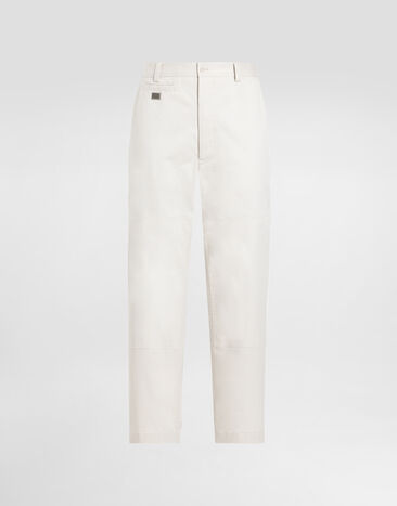 Dolce & Gabbana Cotton cargo pants with tag Beige GP0RSTFUFL3
