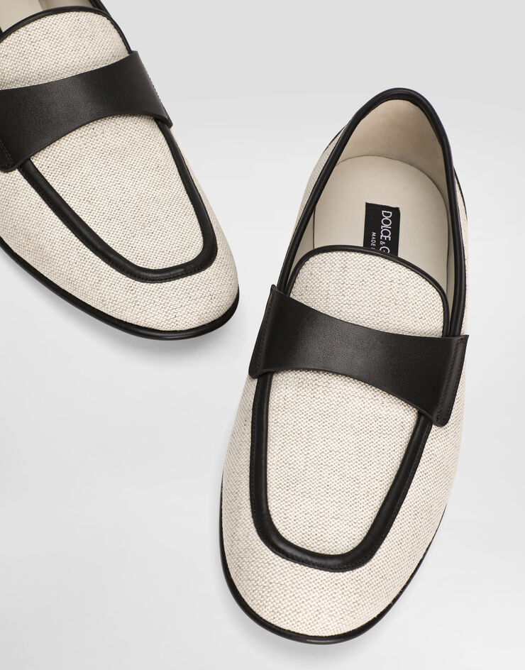 Dolce & Gabbana Pantofola in sale&pepe e nappa Multicolore A50698A9Q93
