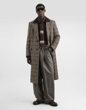 Dolce & Gabbana Single-breasted check coat Dolce & Gabbana Single-breasted check coat Multicolor G061BTFQZAW