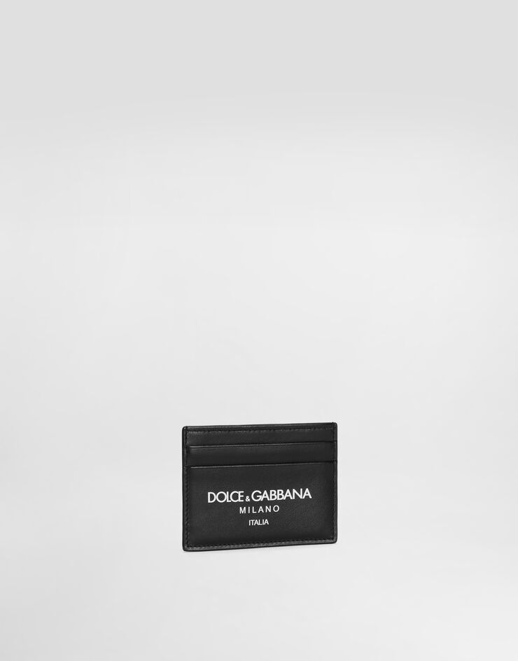 Dolce & Gabbana Calfskin card holder with logo Multicolor BP0330AN244