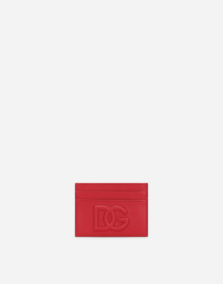 Dolce & Gabbana Porte-cartes DG logo Rouge BI0330AG081