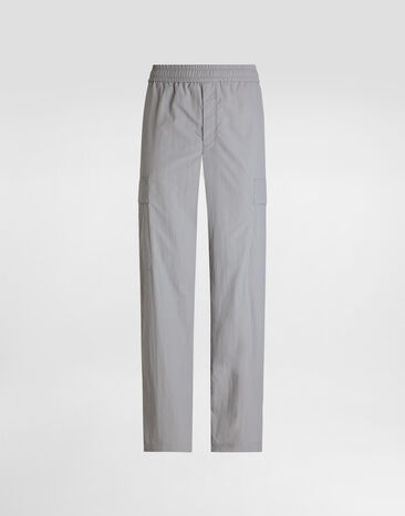 Dolce & Gabbana Technical fabric cargo pants Brown G5MM6TFUFLL