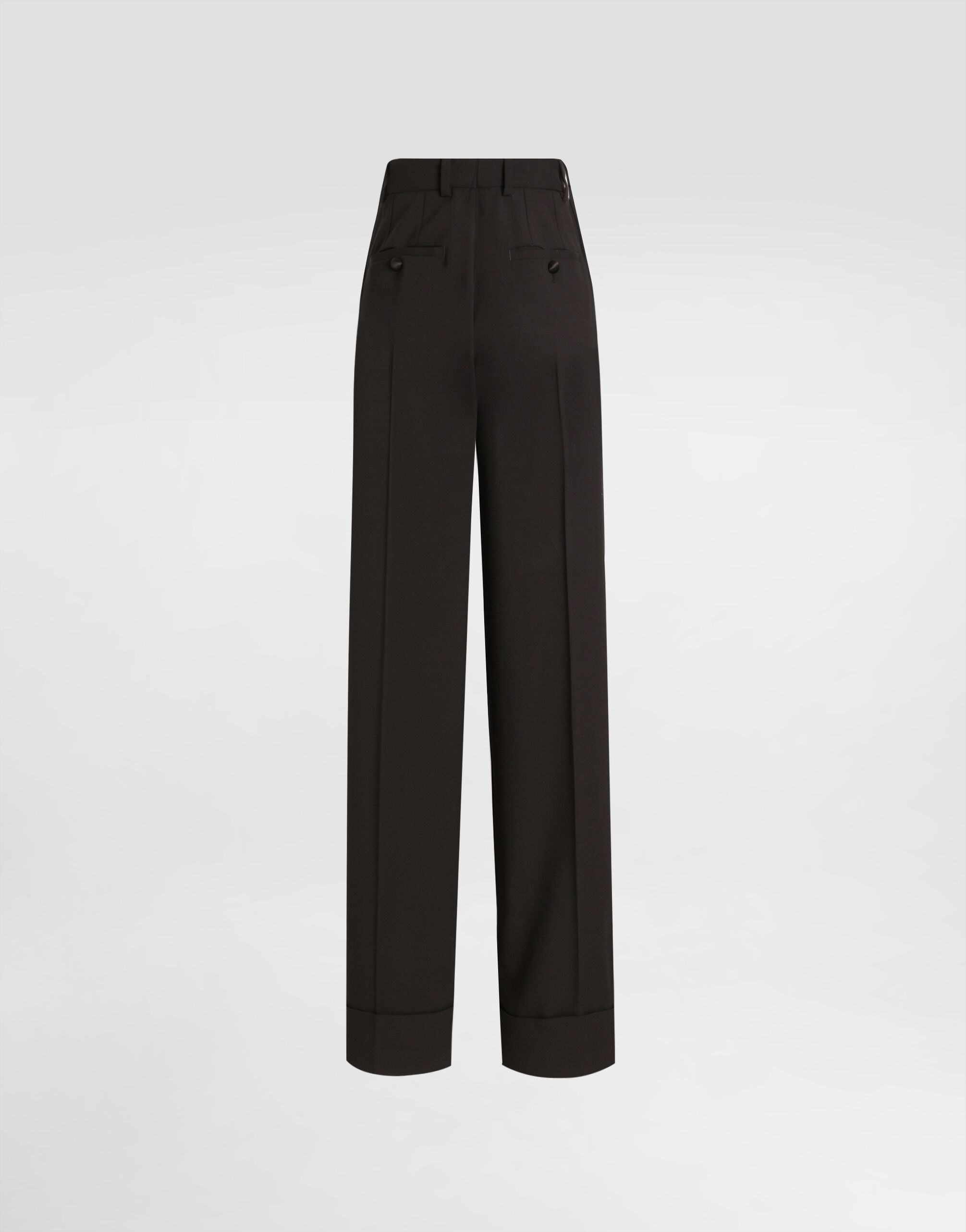 パンツ Dolce & Gabbana SS25 Black wool pant (FTBM0TFU21E N0000) Straight-leg wool pants in Black for Men | Dolce&Gabbana® US