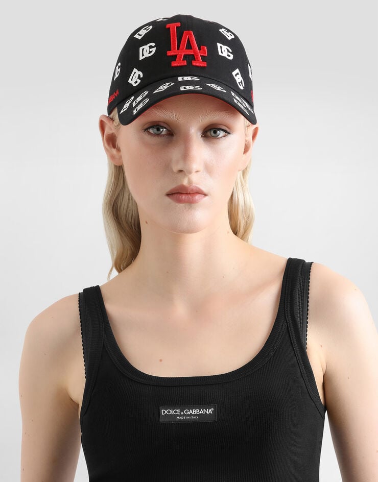 Dolce & Gabbana قبعة بيسبول بطبعة شعار Los Angeles Dodgers من Dolce&Gabbana X ’47 Dolce & Gabbana قبعة بيسبول بطبعة شعار Los Angeles Dodgers من Dolce&Gabbana X ’47 Multicolor IH152MGI215