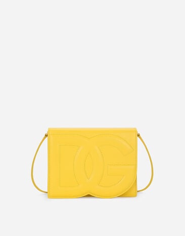 Dolce & Gabbana Calfskin DG logo crossbody bag Yellow BB7116A1001