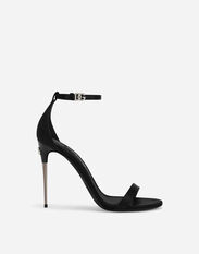 Dolce & Gabbana Satin sandals Black CD1851A7630