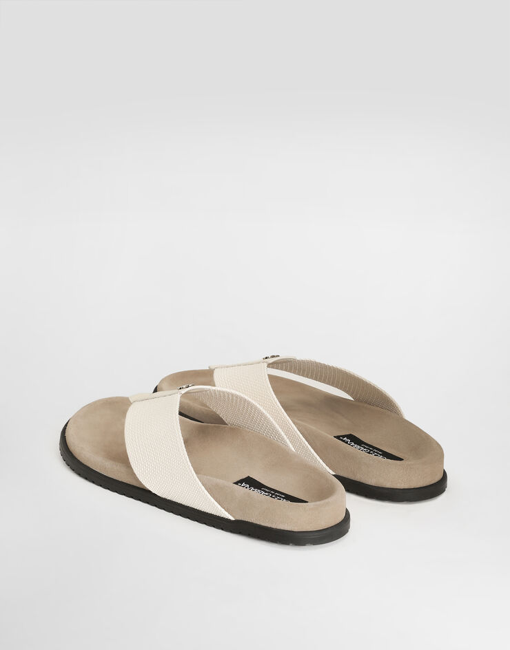 Dolce & Gabbana Logo flip flops Dolce & Gabbana Logo flip flops Neutral A80628A0763