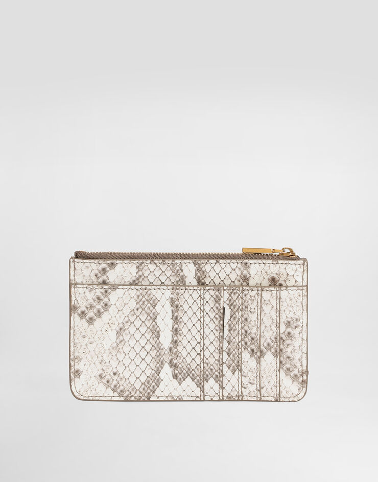 Dolce & Gabbana Python card holder Dolce & Gabbana Python card holder White BI1261A2J56