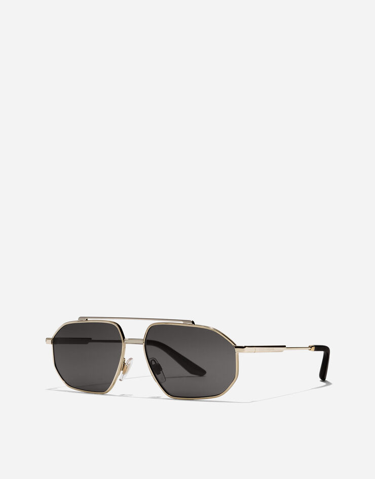 Dolce & Gabbana نظارة شمسية Metal Classic ذهبي VG2328VM387