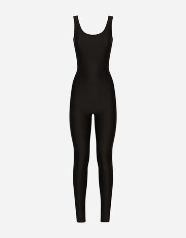 Dolce & Gabbana Mono de punto Negro F6AEXTFUGQU