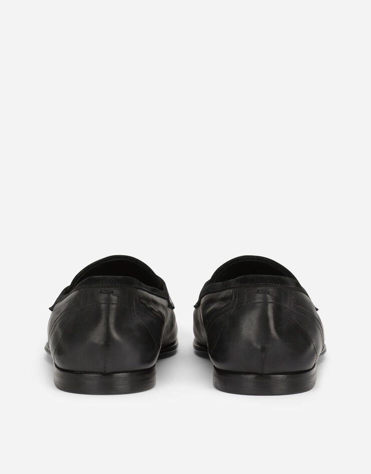 Dolce & Gabbana 小牛皮便鞋 黑 A50462AQ993