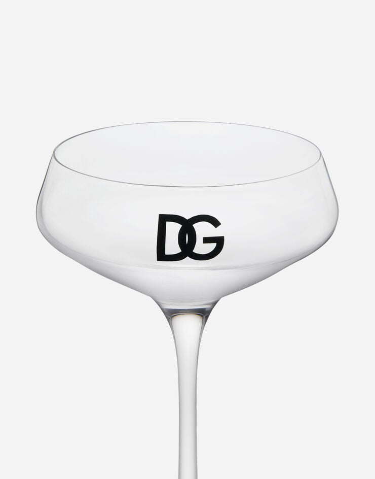 Dolce & Gabbana Set 2 Champagne Glasses Multicolor TCBS14TCAI2