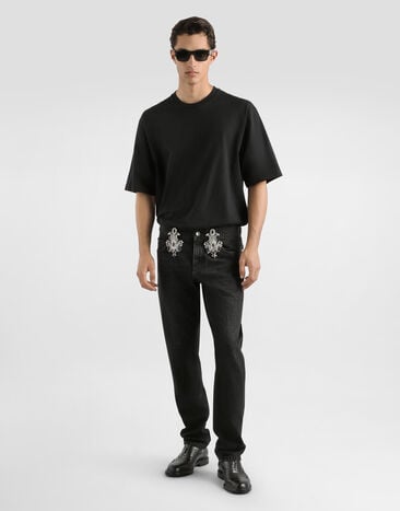 Dolce & Gabbana Denim trousers Multicolor GYJCCZG8OM7