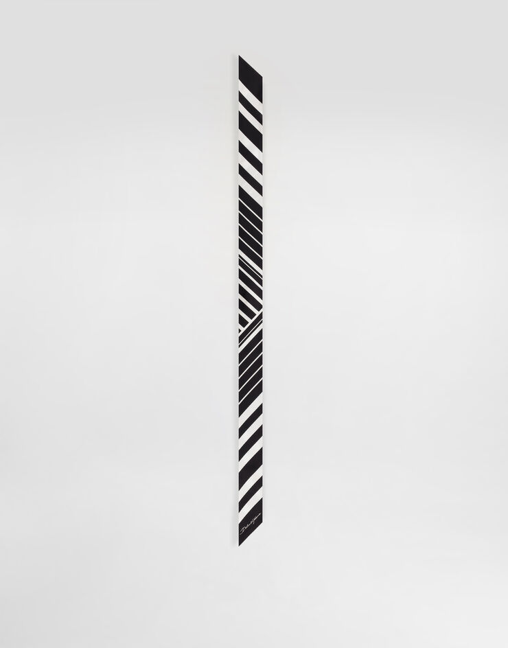 Dolce & Gabbana Cotton headscarf with striped and polka-dot print (6x100) Print FS215AGDCLA