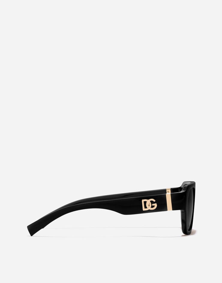 Dolce & Gabbana DG Crossed Sunglasses Dolce & Gabbana DG Crossed Sunglasses Black VG6206VN187