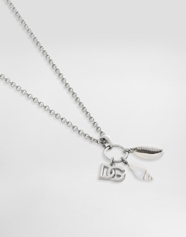 Dolce & Gabbana DGロゴ ネックレス Silver WNR5C2W1111