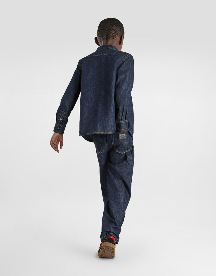 Dolce & Gabbana DG 徽标丹宁衬衫 多色 L44S34LDD12