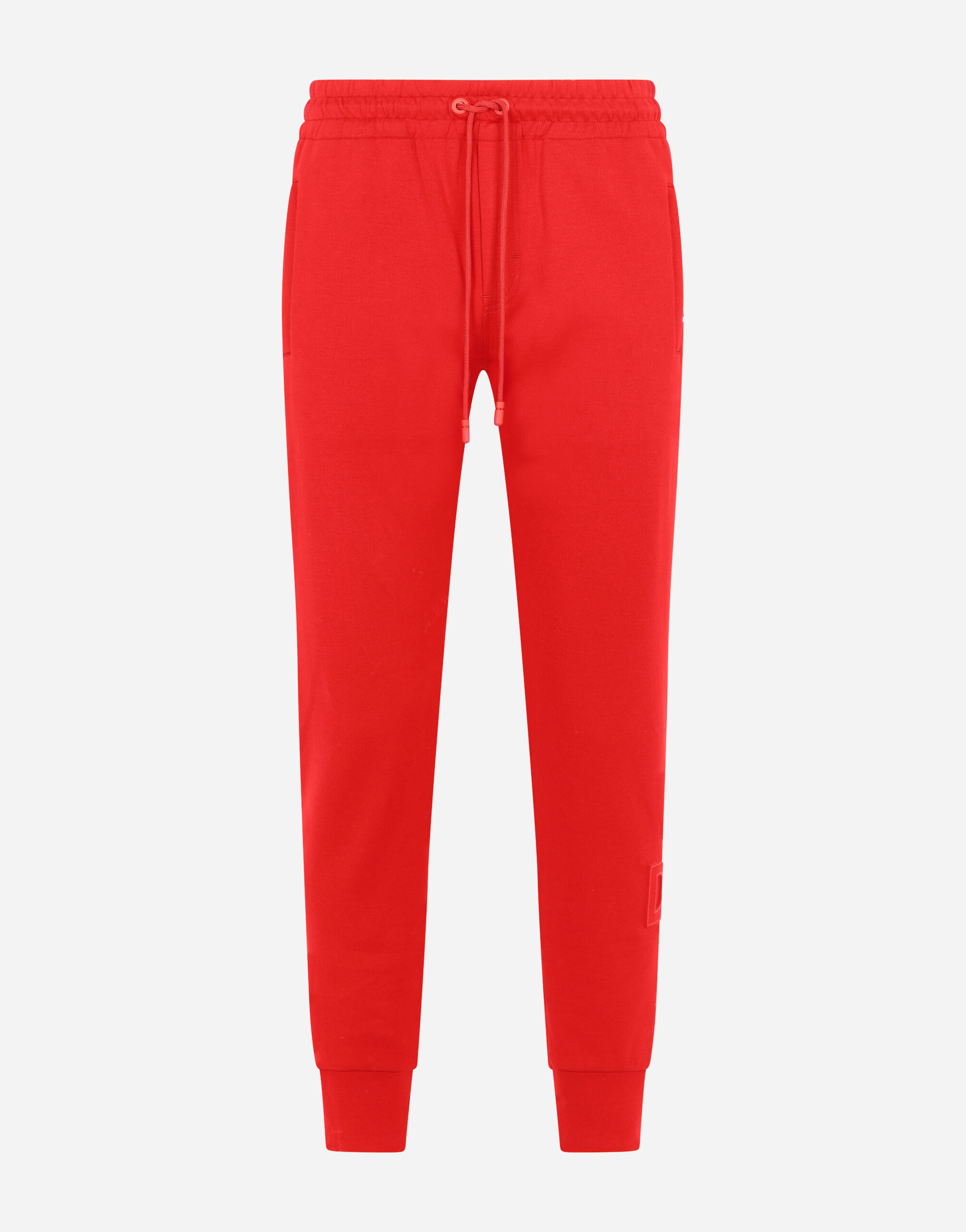 Jersey jogging pants with DG patch Dolce Gabbana