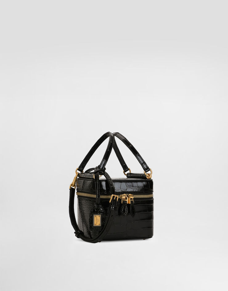Dolce & Gabbana Sicily handbag in alligator leather Black BB7715B2EM0
