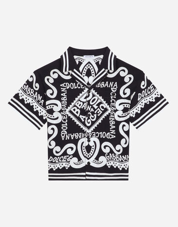 Dolce & Gabbana Marina-print batik shirt Print F6JJDTHS5R9