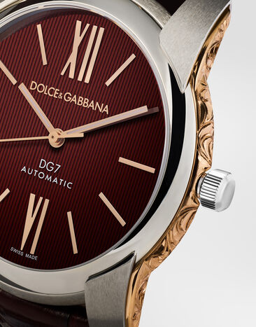 Dolce & Gabbana DG7 Gattopardo watch Bordeaux WWEE1MWWS09