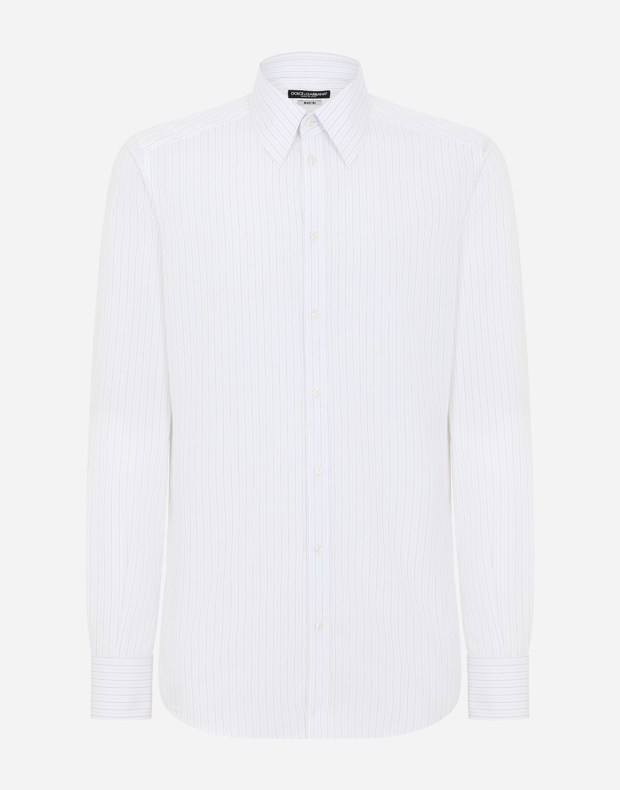 Dolce & Gabbana Striped cotton Martini-fit shirt Print G5JH9TIS1O7