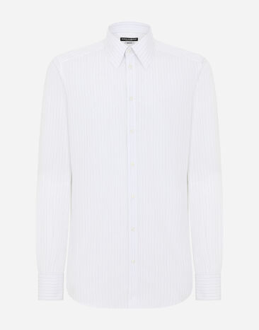 Dolce & Gabbana Striped cotton Martini-fit shirt Print G5JH9TIS1O7