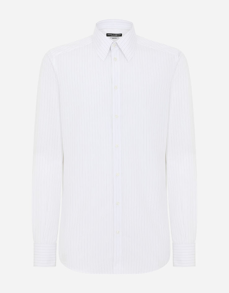 Dolce&Gabbana Striped cotton Martini-fit shirt Multicolor G5JE8TFR5ZE