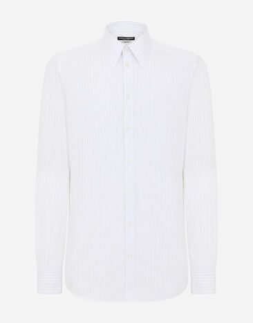 Dolce & Gabbana Striped cotton Martini-fit shirt Print G5IF1THI1QA