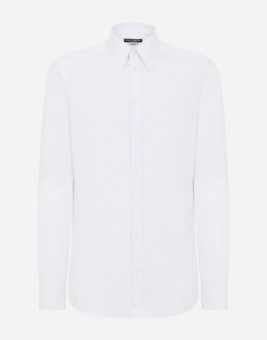 Striped cotton Martini-fit shirt