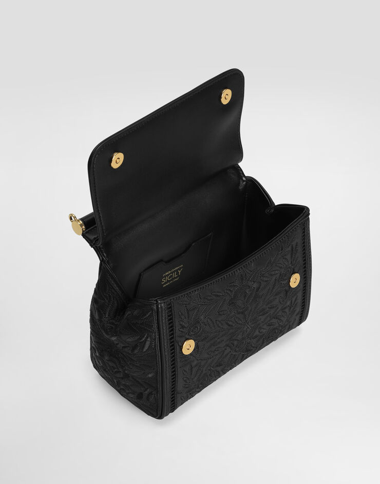 Dolce & Gabbana Sicily 中号手袋 黑 BB6003B6I38