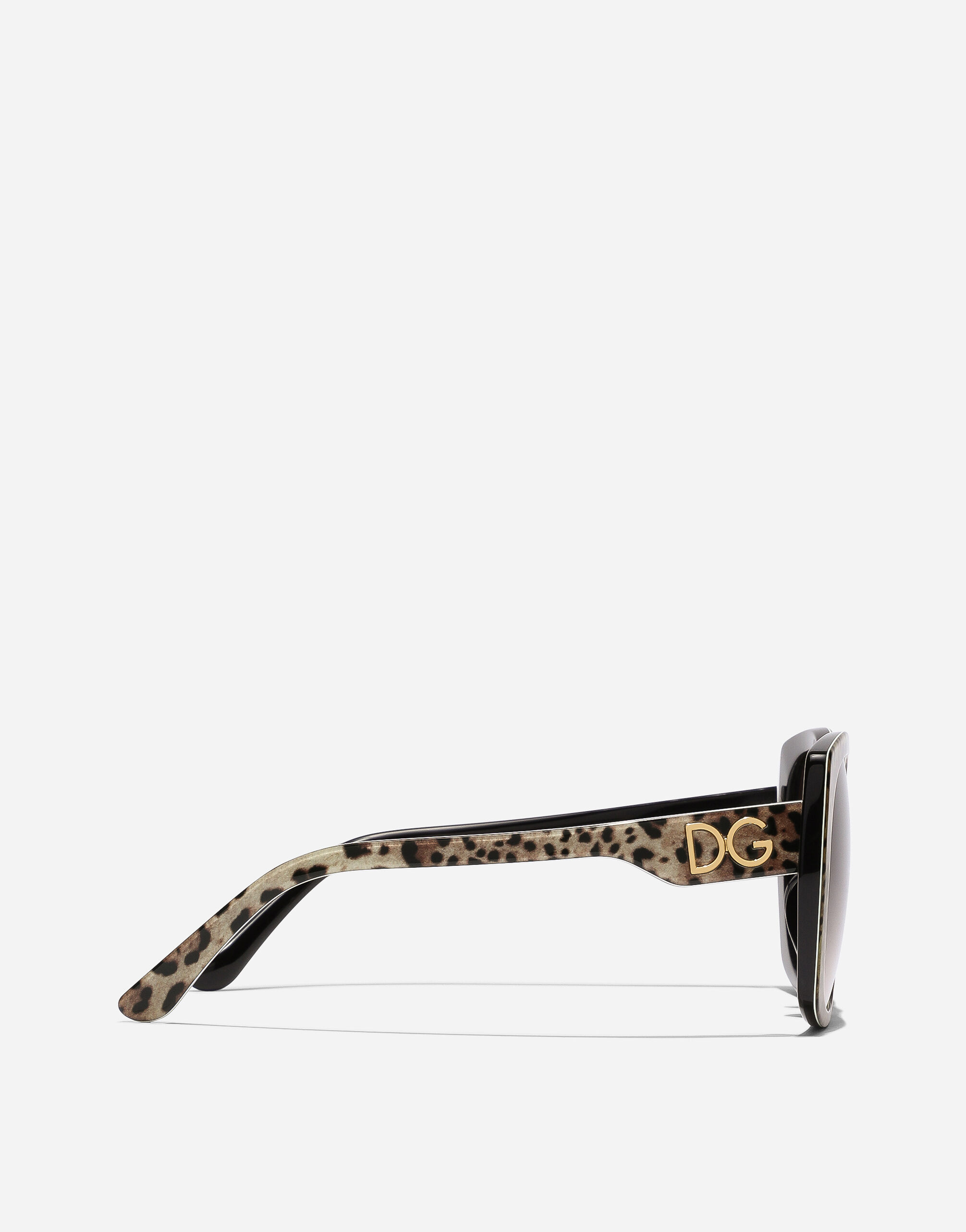 Print family sunglasses in LEO PRINT for Women Dolce Gabbana