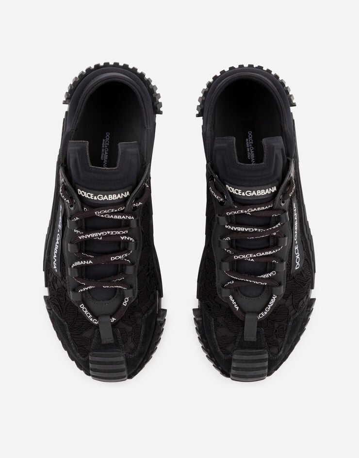 Dolce & Gabbana Sneakers slip-on ns1 en matières mélangées Noir CK1837AX372