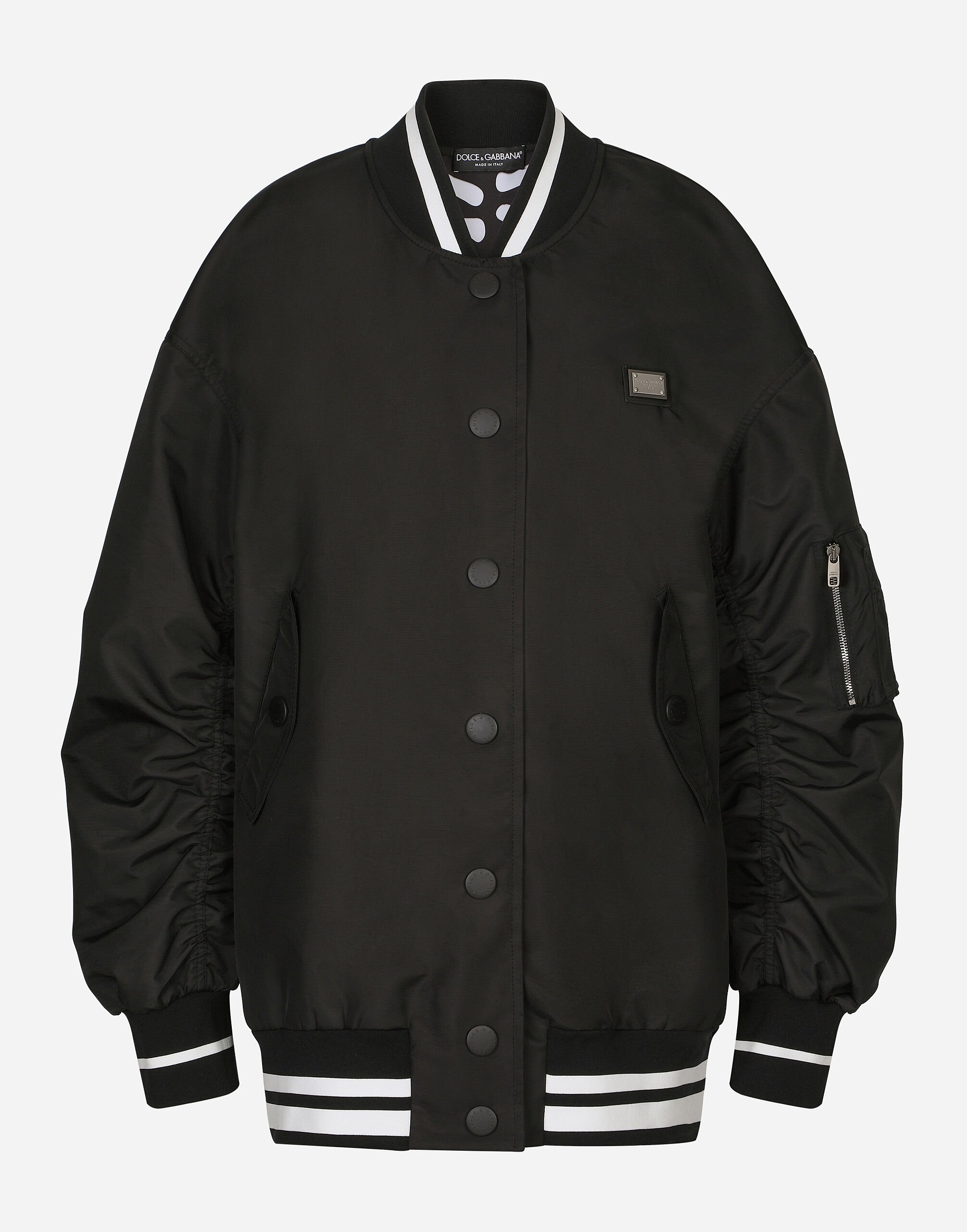 Dolce & Gabbana Nylon jacket Black F26X6FGDBMX