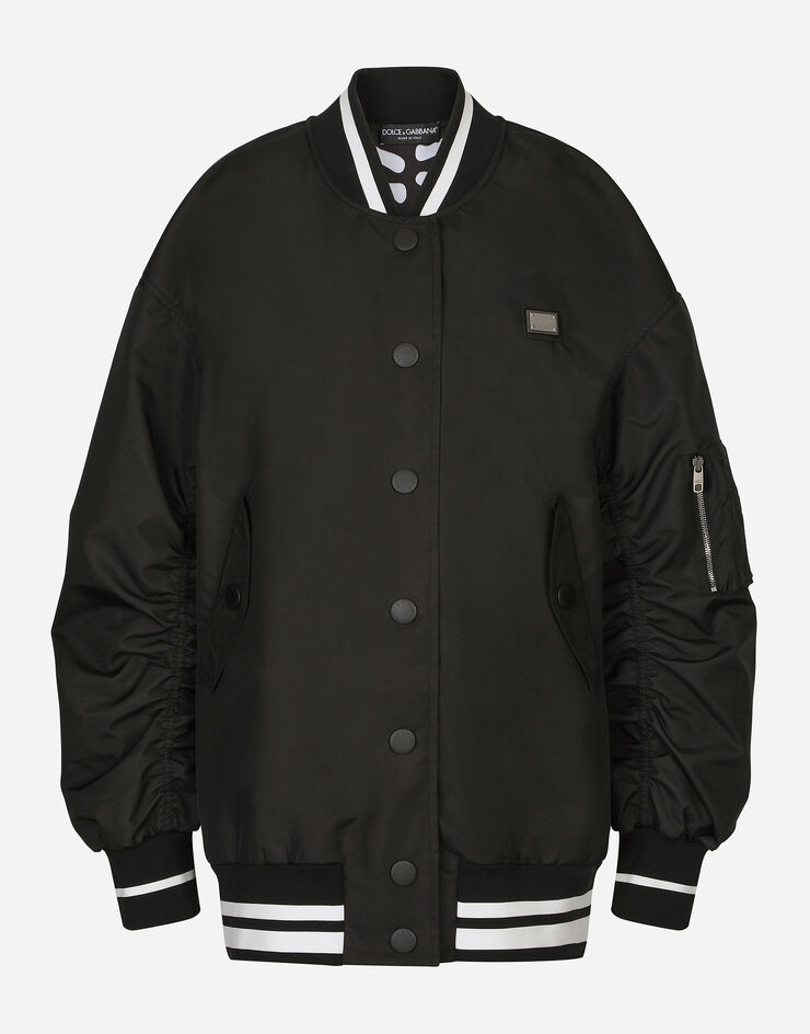 Dolce & Gabbana Nylon jacket Black F9N54ZG7D3N
