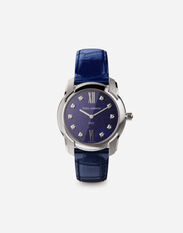Dolce & Gabbana DG7 watch in steel with lapis lazuli and diamonds Gold WWLB1GWMIX1
