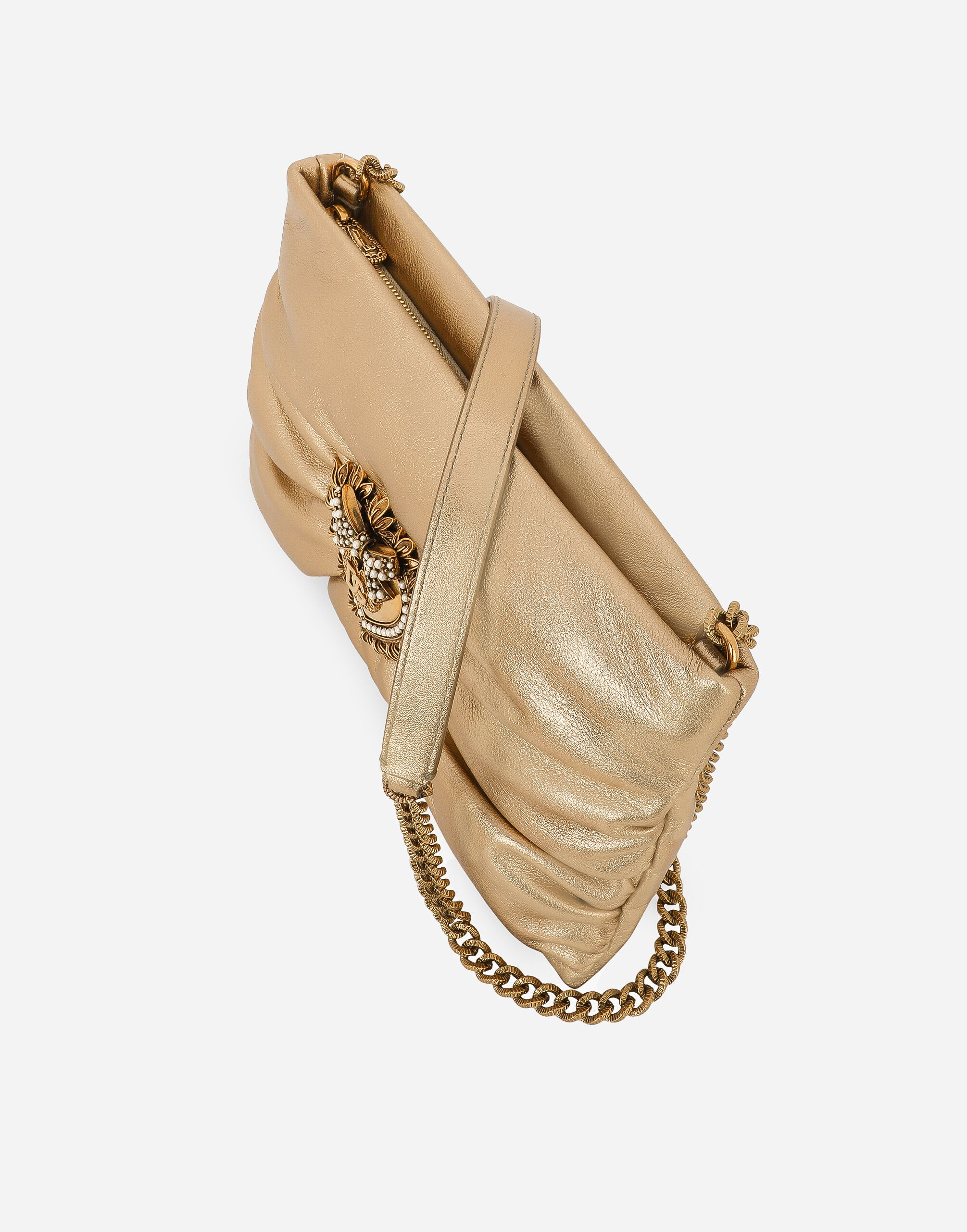 Dolce and gabbana gold bag sales