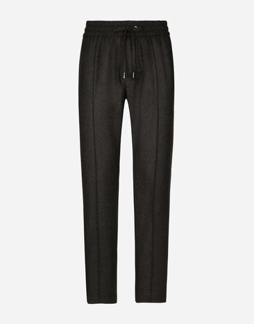 Dolce & Gabbana Flannel jogging pants Grey GP03FTFU21Q