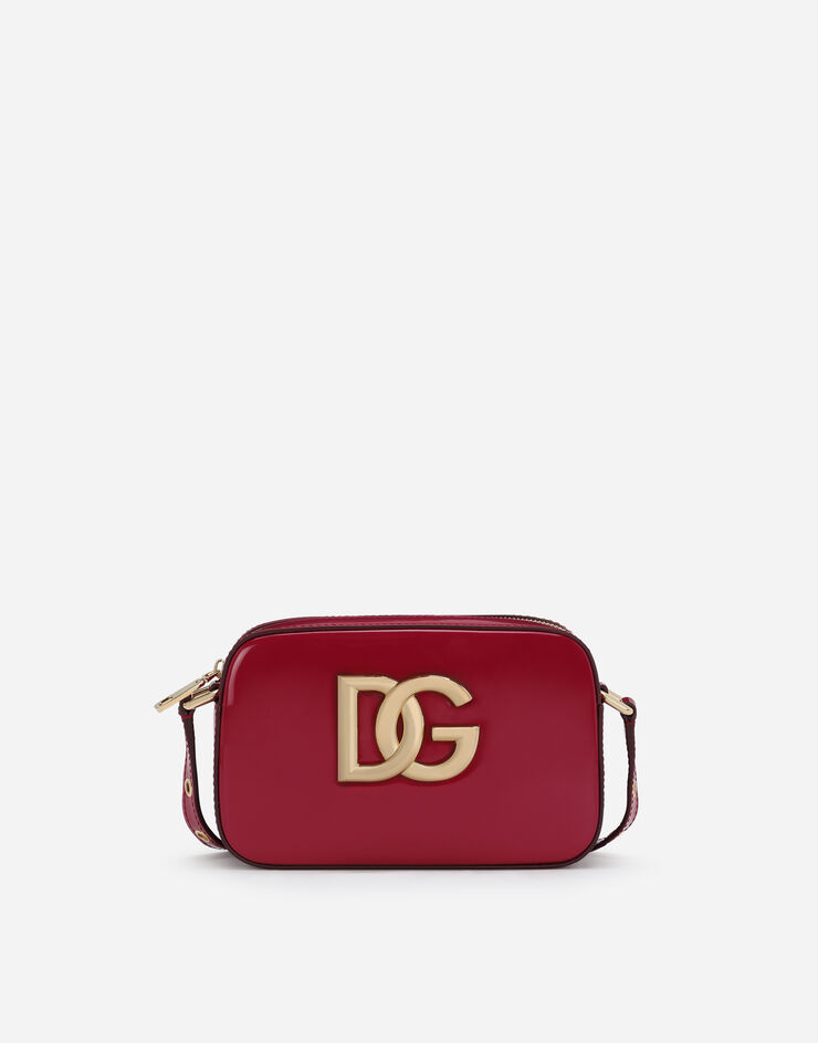 Dolce & Gabbana Polished calfskin 3.5 crossbody bag Fuchsia BB7095A1037