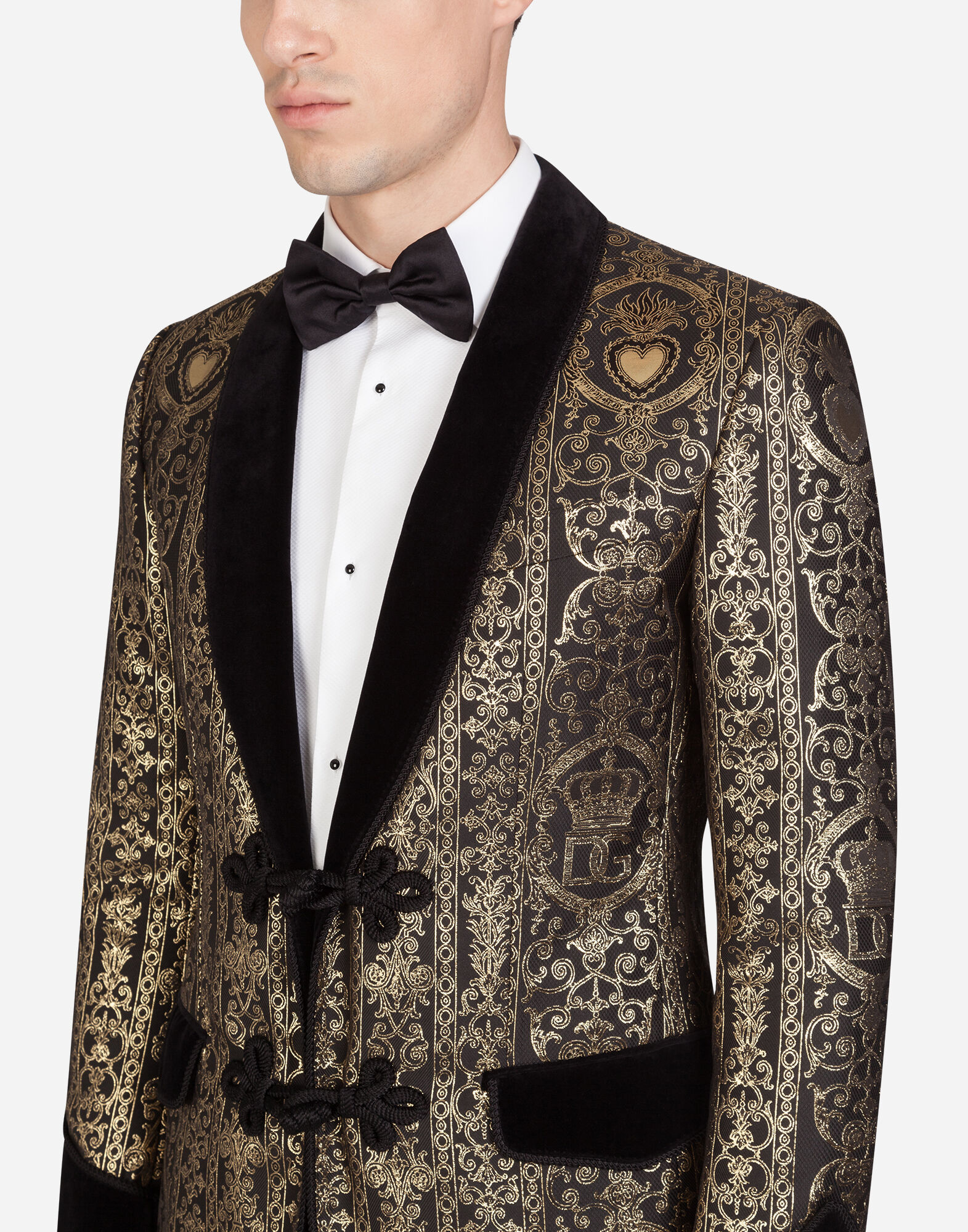 Tuxedo smoking jacket