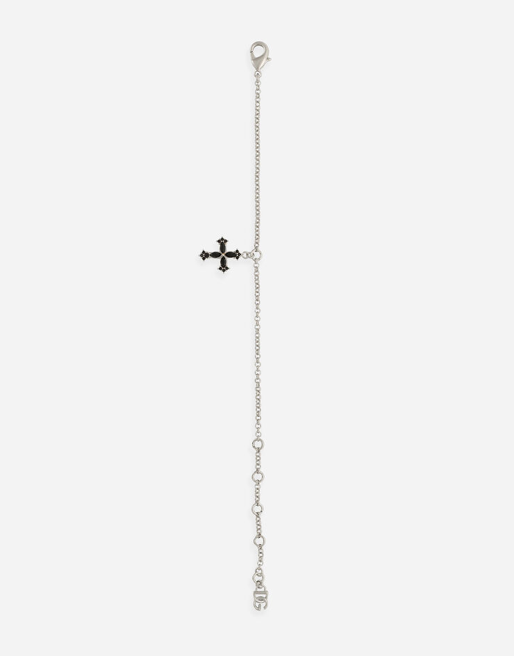 Dolce & Gabbana Fine link bracelet with cross charm 银 WBQ4S2W1111