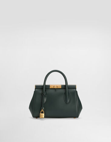 Dolce & Gabbana Marlene day mini bag in palmellato calfskin Green BB7744A3G19
