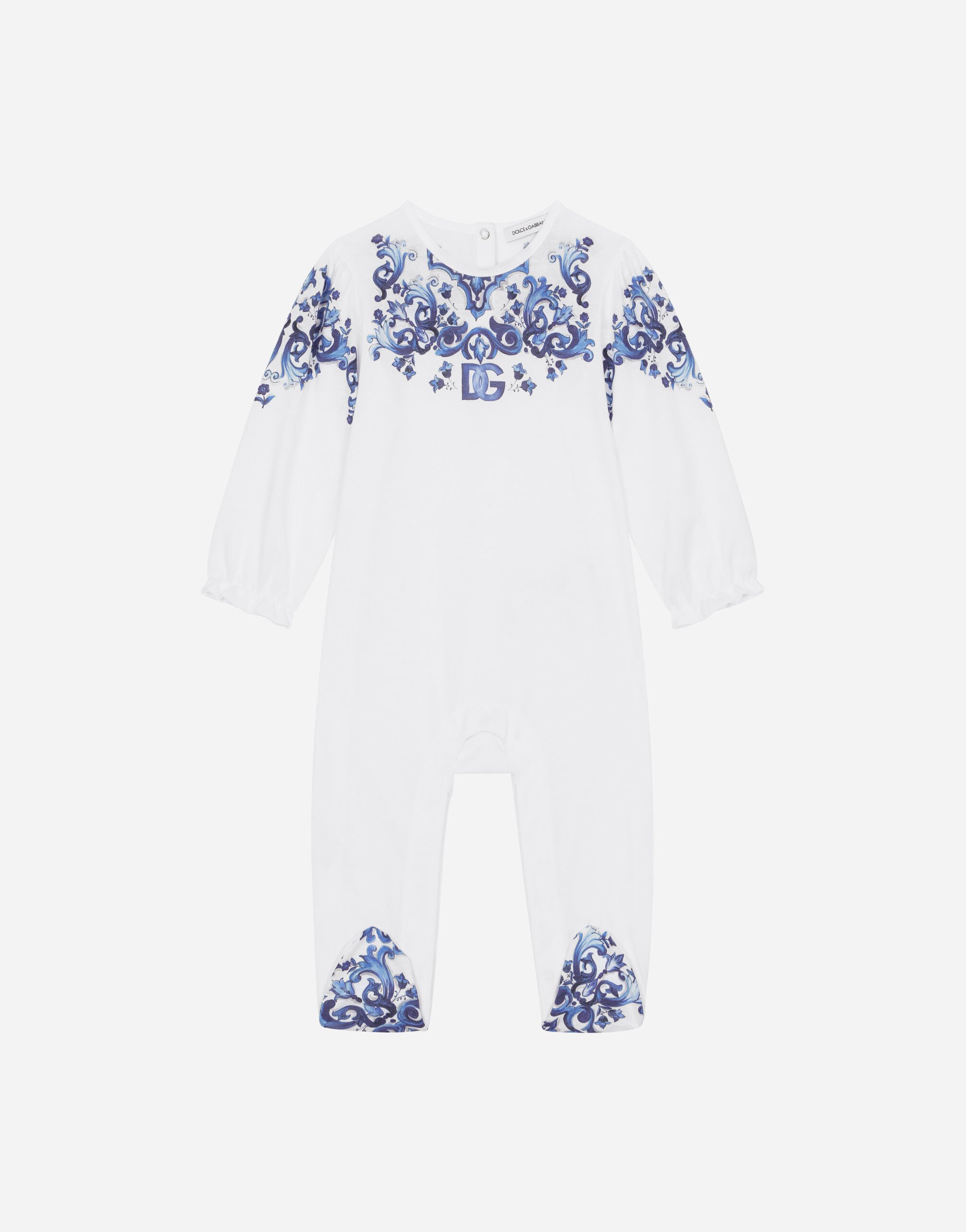 Dolce Gabbana 3 piece gift set in majolica print jersey female Multicolor