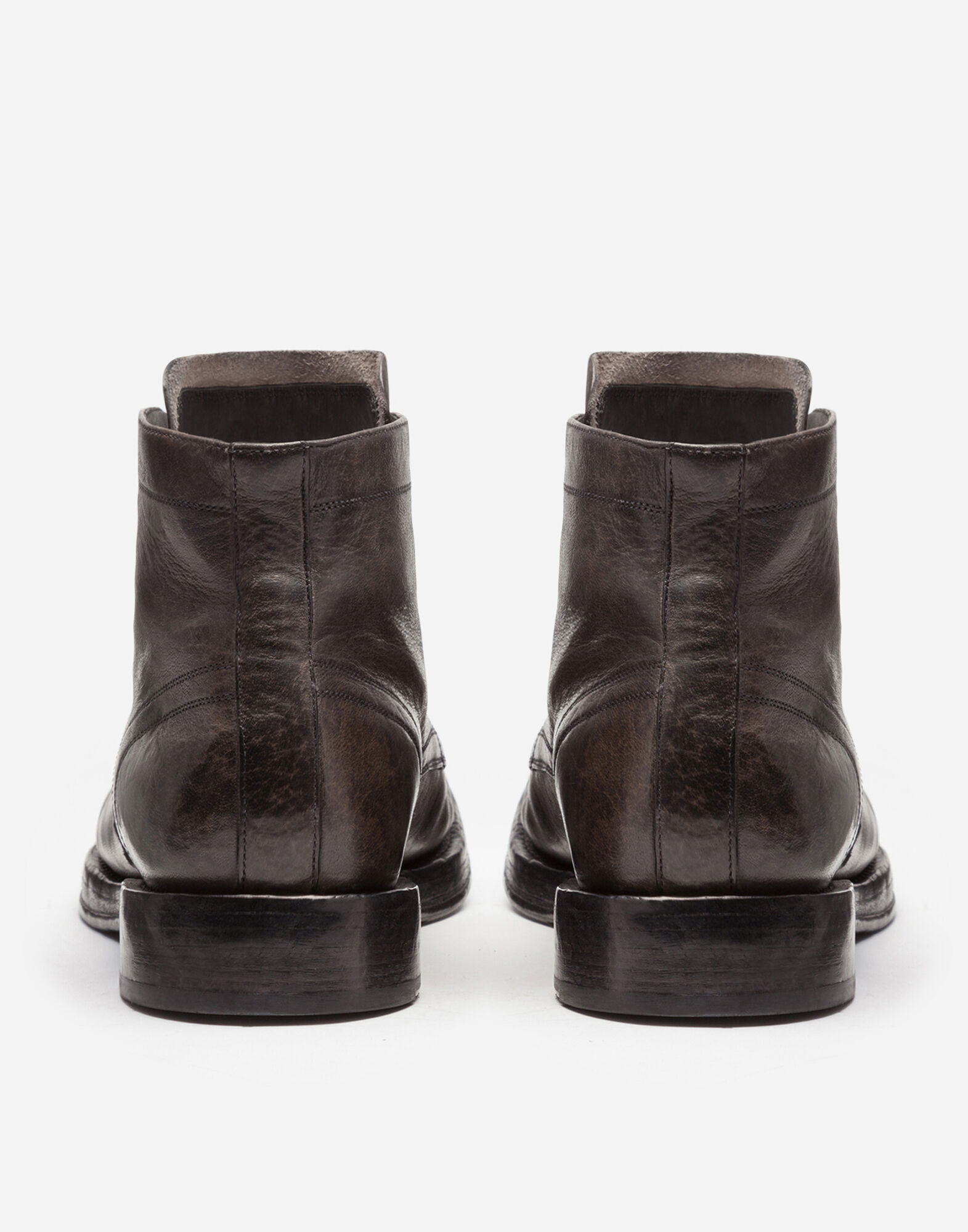【DOLCE & GABBANA】 レース アンクルブーツ SnowMan 岩本 照 着用 ブラッシュドカーフスキン アンクルブーツ