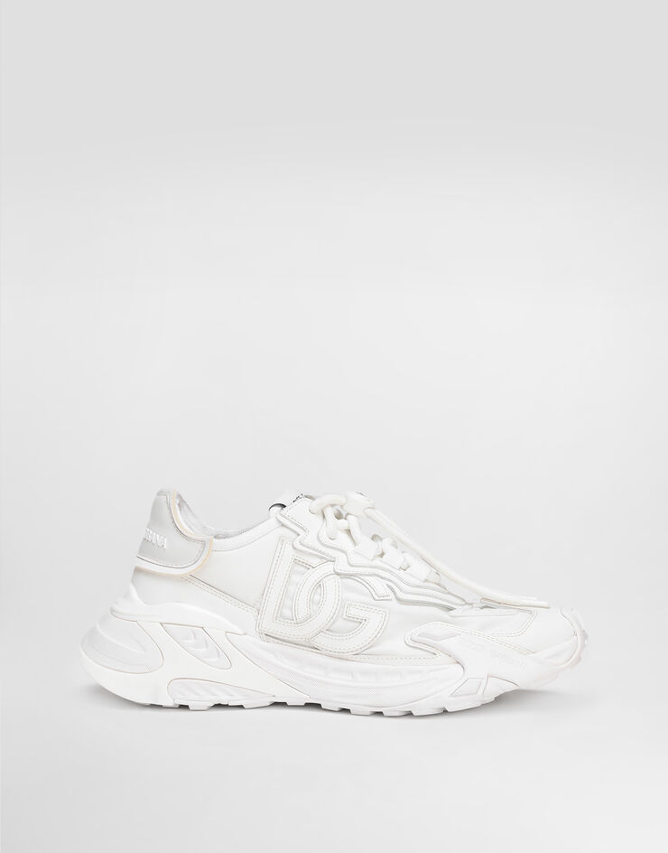 Dolce & Gabbana Day faster viscose fabric sneakers White CK2355AG363