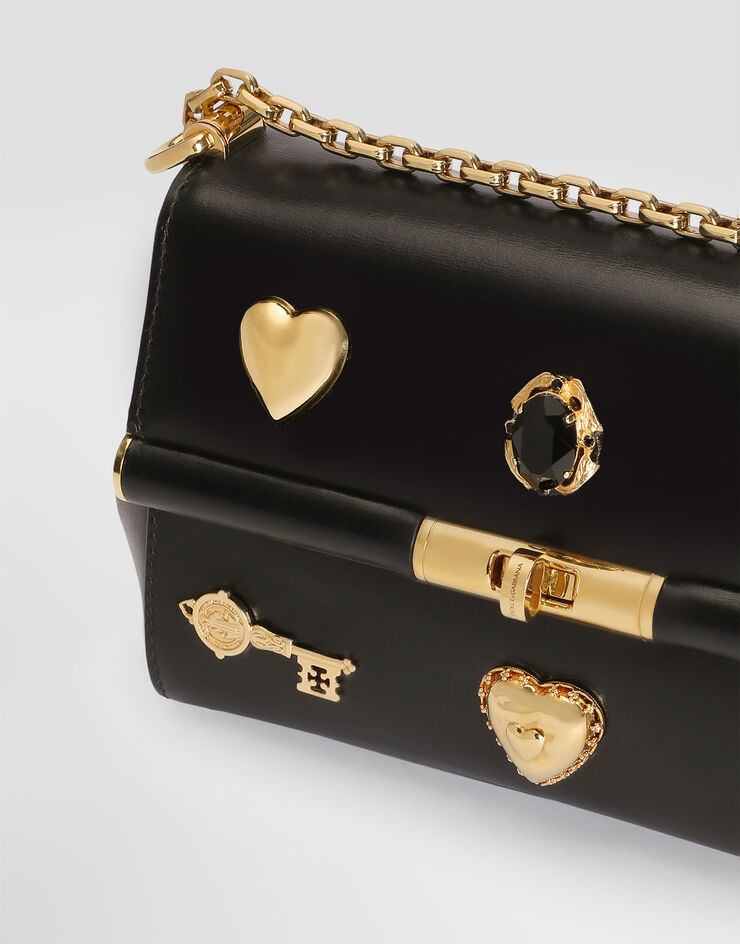 Dolce & Gabbana Marlene city mini bag in palmated calfskin Multicolor BB7766AG680