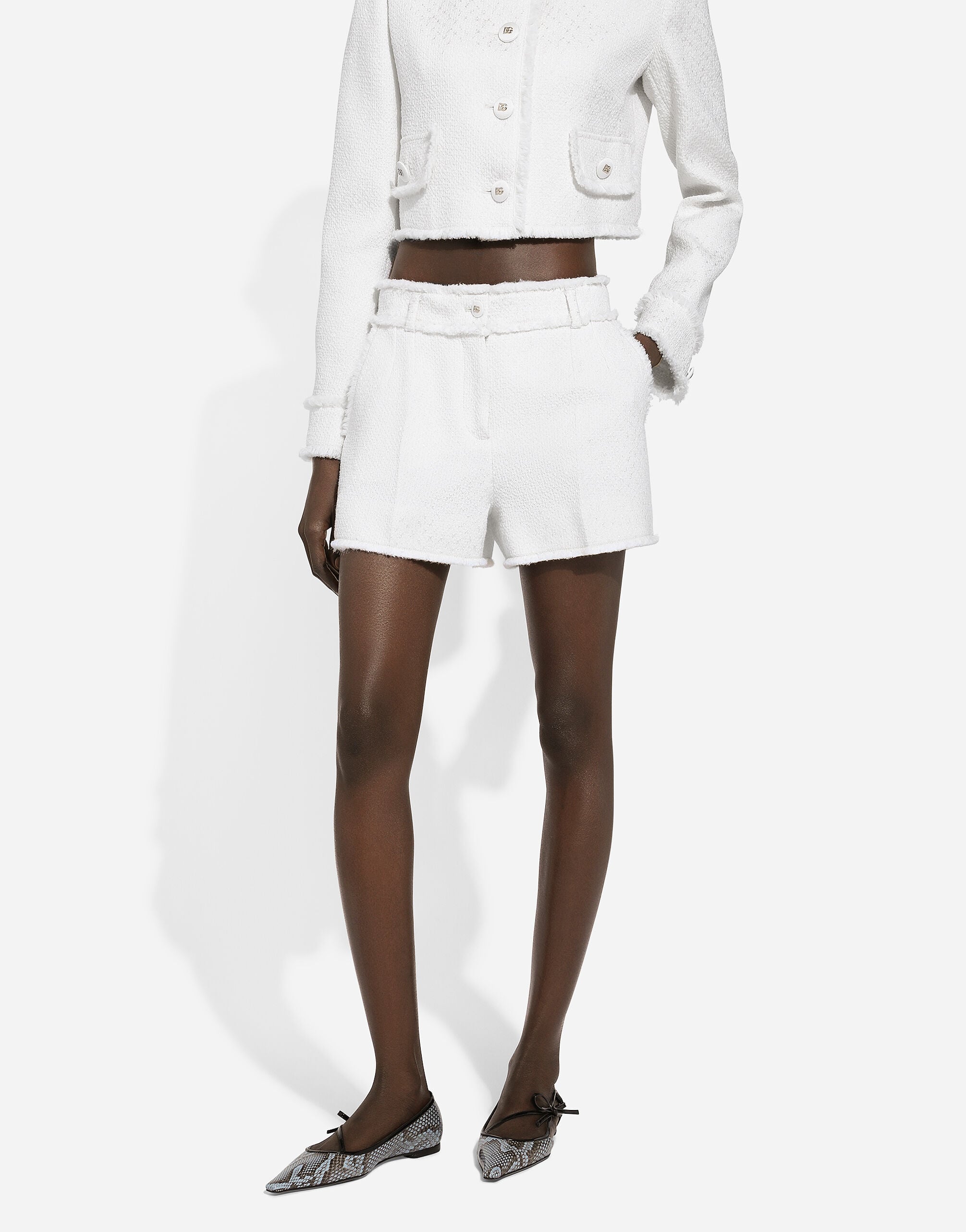 Raschel tweed shorts - thumbnail 4