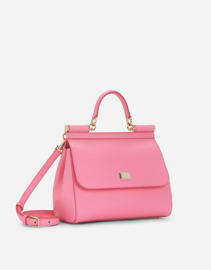 Dolce & Gabbana Sac à main Sicily grand format Rose BB6002A1001