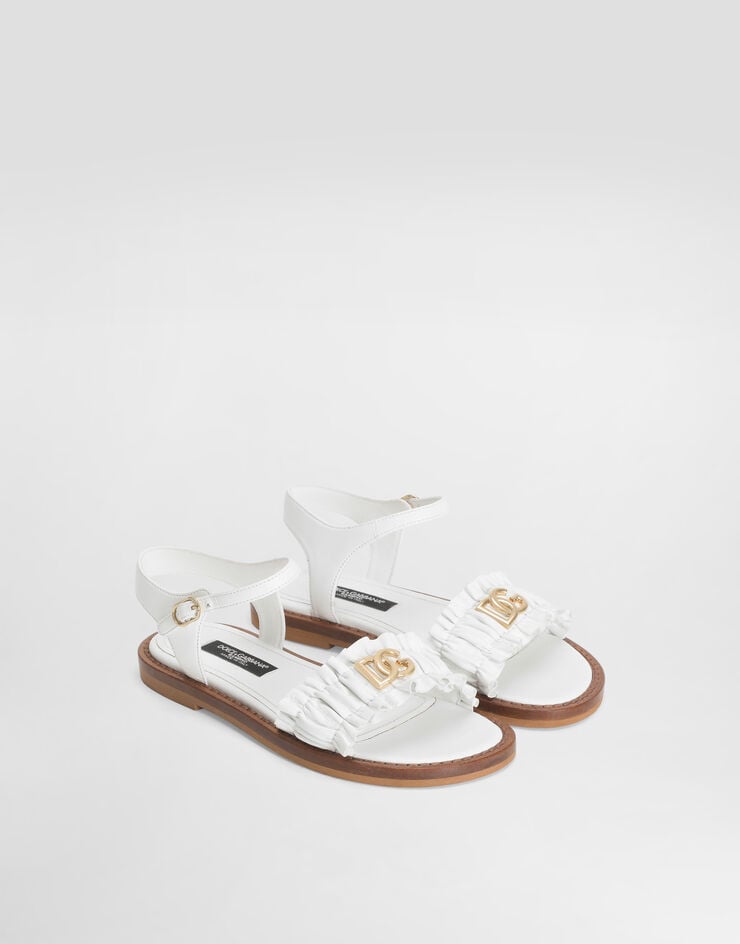 Dolce & Gabbana Nappa leather sandals Dolce & Gabbana Nappa leather sandals White D11372A1850