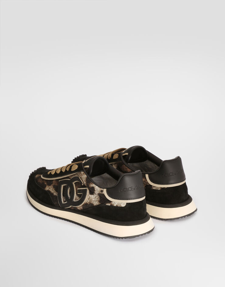 Dolce & Gabbana Leo-print fabric DG Cushion sneakers Print CK2288A3L89